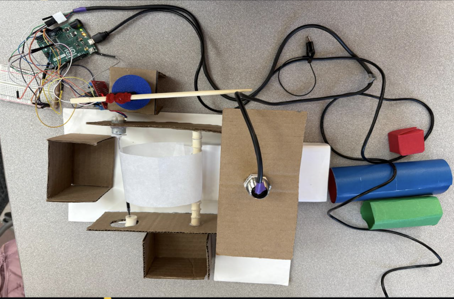 Smart Industrial Sort conveyor belt prototype
